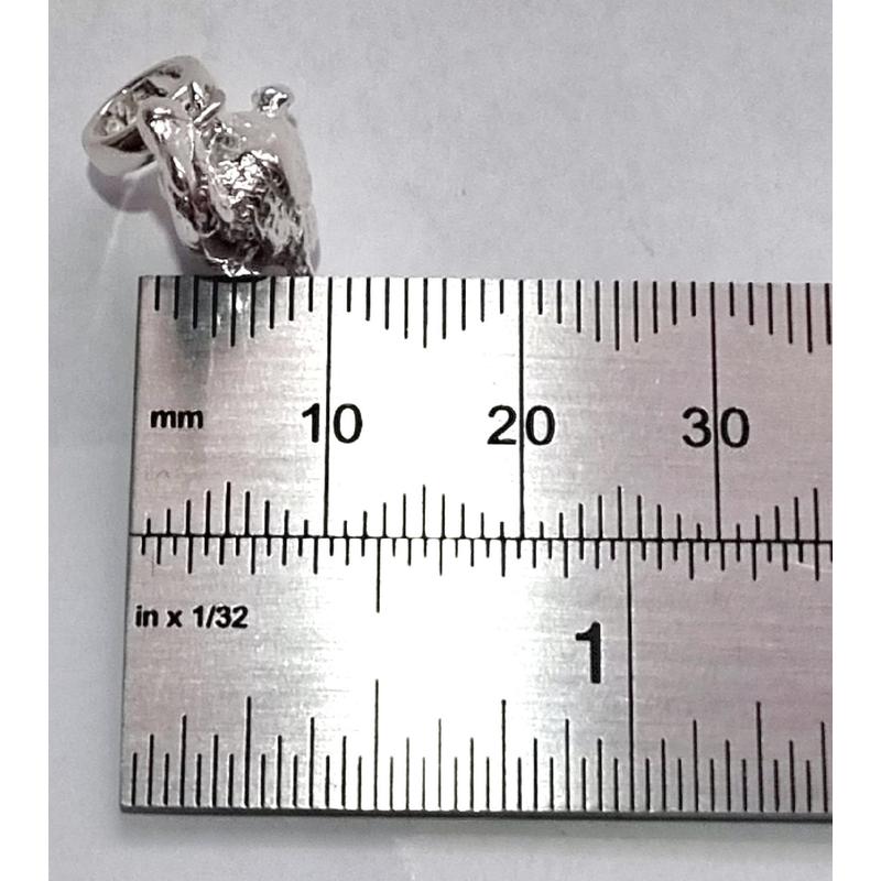 Sterling Silver Dodo Bead Charm, Unique Accessory